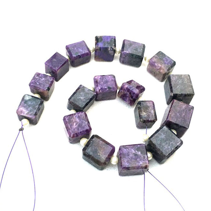 best quality Charoite Rectangle Beads Strand manufacturer