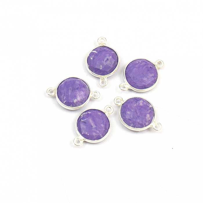 Bulk In Gemstone Double Bail Connector Faceted Gemstone Connector