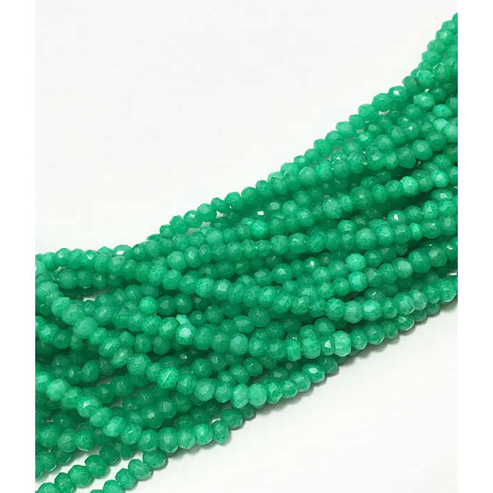 Online Chrysoprase Faceted Rendell 3Mm To 4Mm Beads