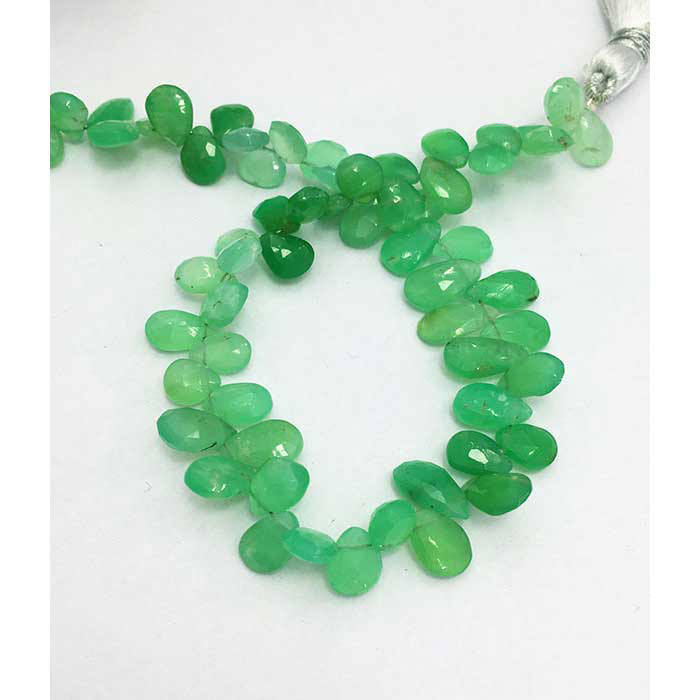 Best Buy Chrysoprase Faceted Pears 5Mm To 7Mm Beads