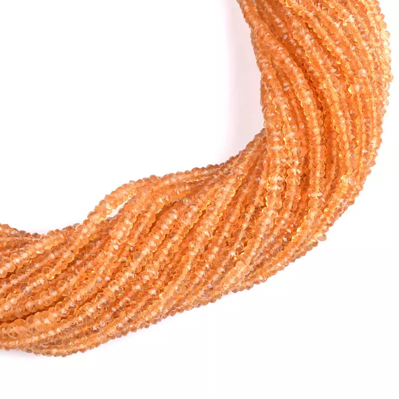 loose Citrine Faceted Beads Strands suppliers