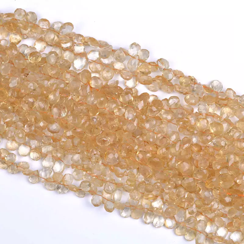 top quality Citrine Faceted Beads Strands wholesaler