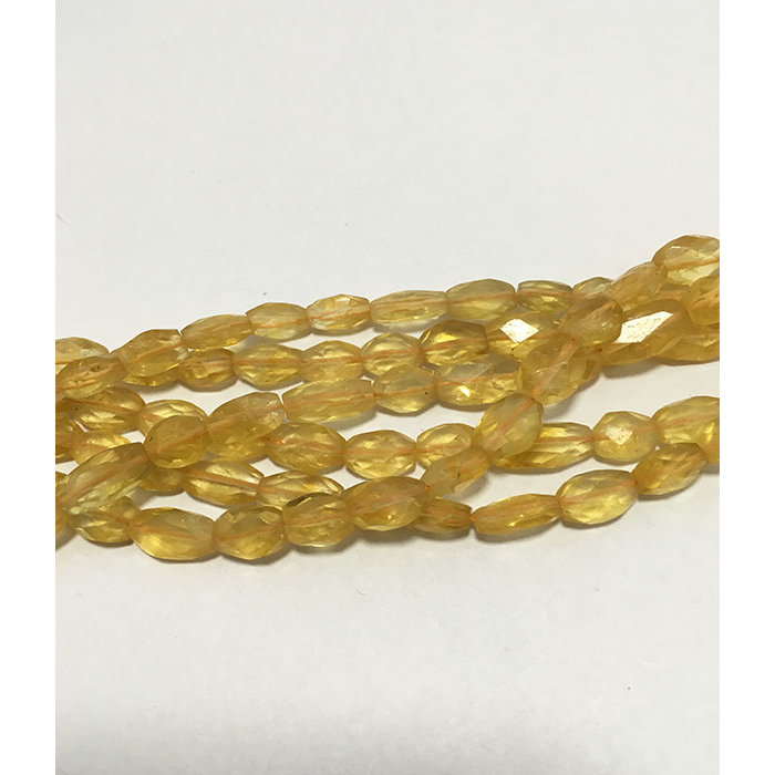Genuine Citrine Faceted Onion 5mm to 8mm Beads