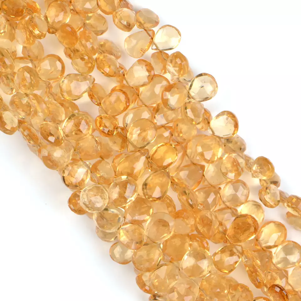 handmade Citrine Faceted Beads Strands Huge selections