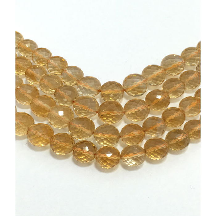 Buy Best Citrine Faceted Round 6mm to 7mm Beads