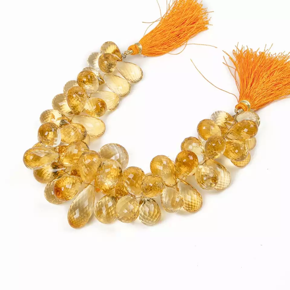 huge collection of Citrine Faceted Beads Strands exporters