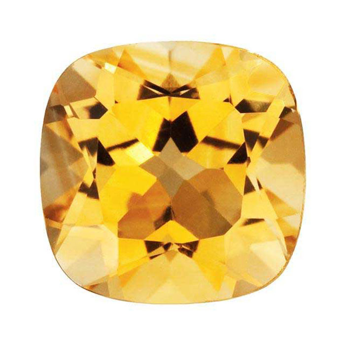 Buy Online Natural Citrine Cushion Gemstone | Loose Citrine Gemstones