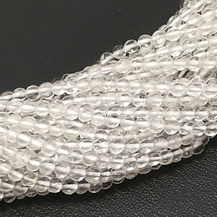 Buy Best Crystal Quartz Plain Round 2mm to 3mm Beads