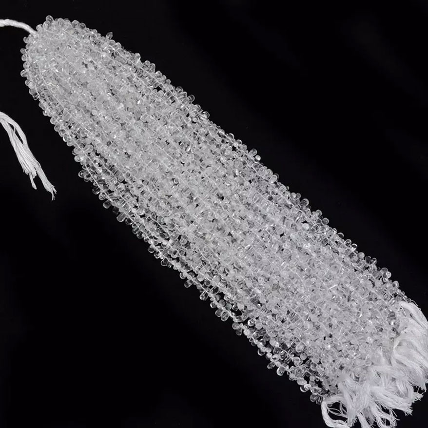 high quality Amethyst Side Drill Pear Drop Beads Strand for jewellery