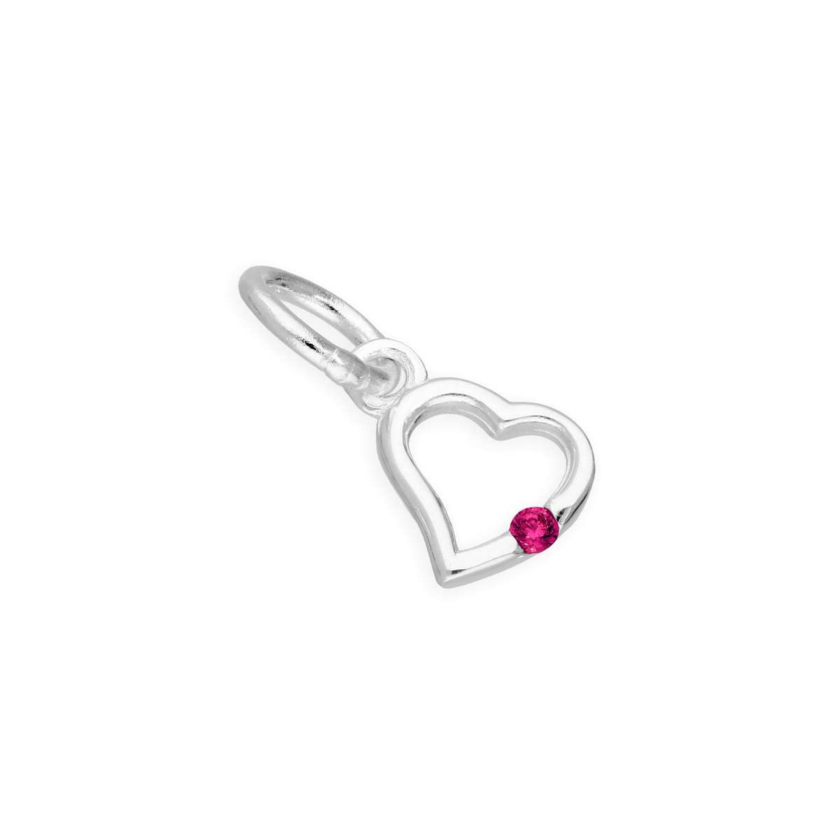 Best Collections Dyed Ruby Birthstone Charm | Cheap Price Of July Birthstone |