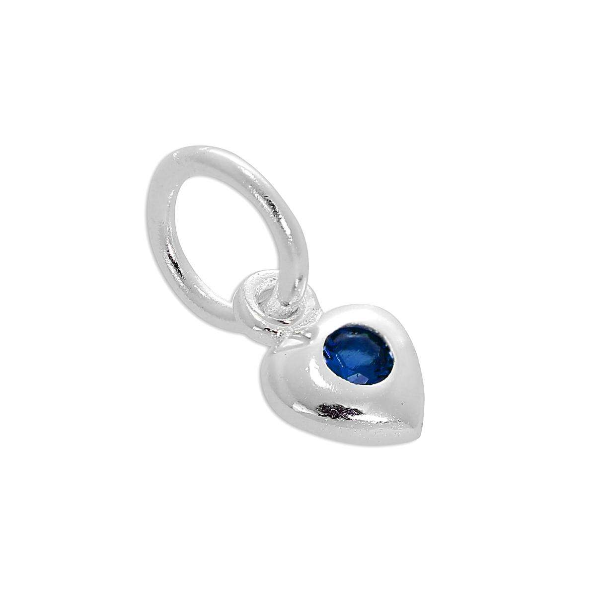 Best Selection Dyed Sapphire Birthstone Charm | Shops Of September Birthstone |