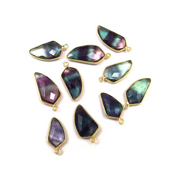 Stunning Gemstone Single Bail Connector Sale Of Gemstone Connector