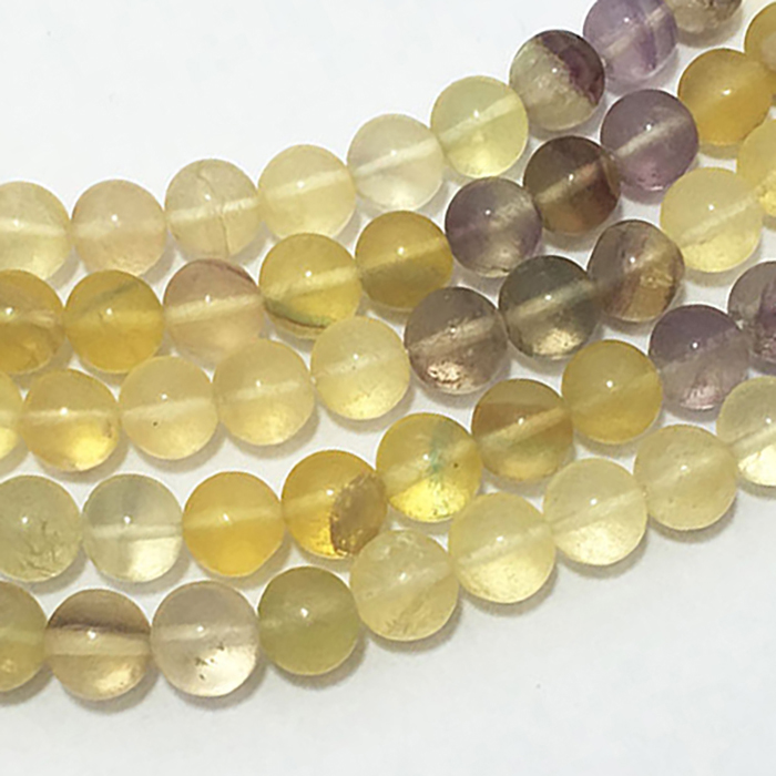 Online Ready Stock Fluorite Plain Round 6mm to 9mm Beads