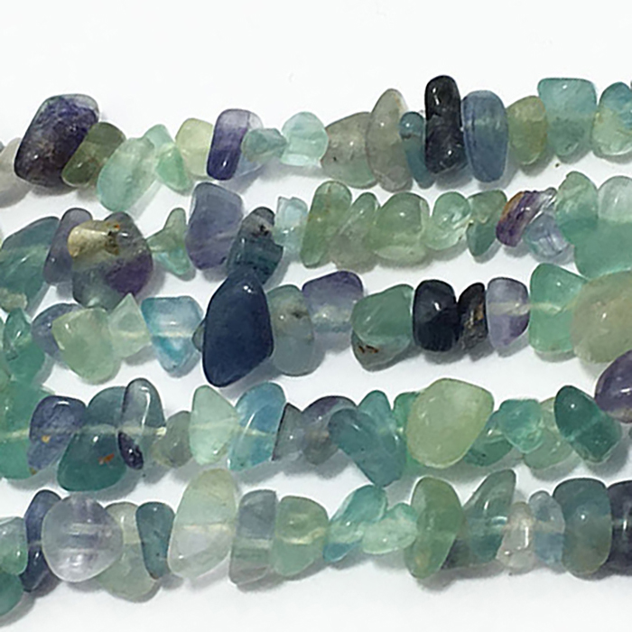 natural Fluorite Uncut Chips Uneven Beads