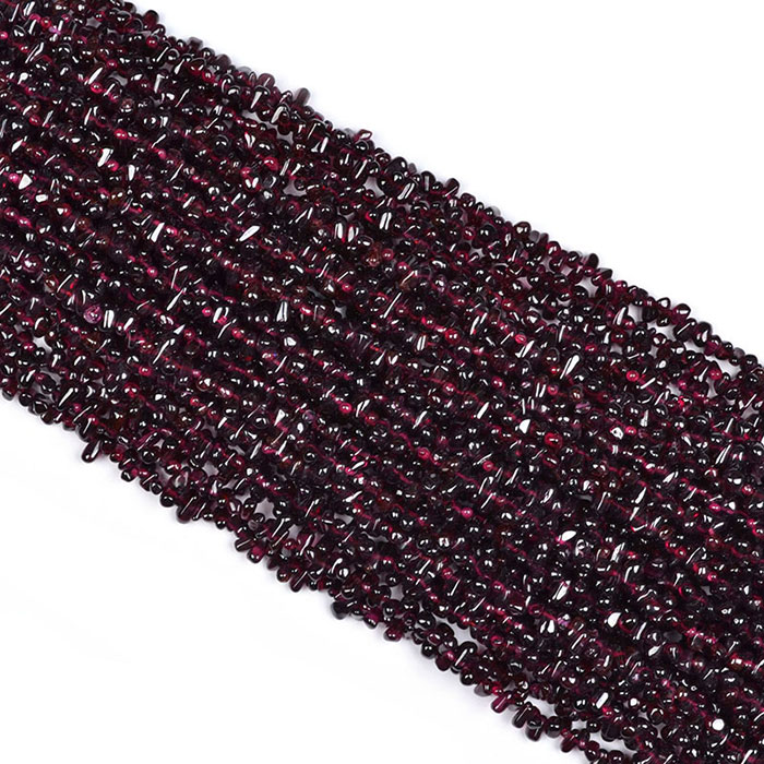 loose Garnet Drops Beads Strands suppliers
