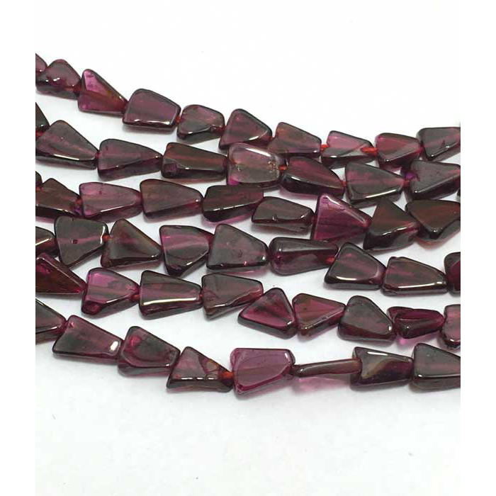 Buy Best Garnet Plain Flat Triangle 4mm to 7mm Beads