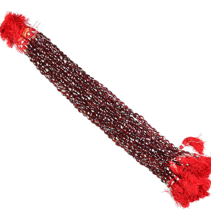 hand made Garnet Pear Beads Strands wholesaler