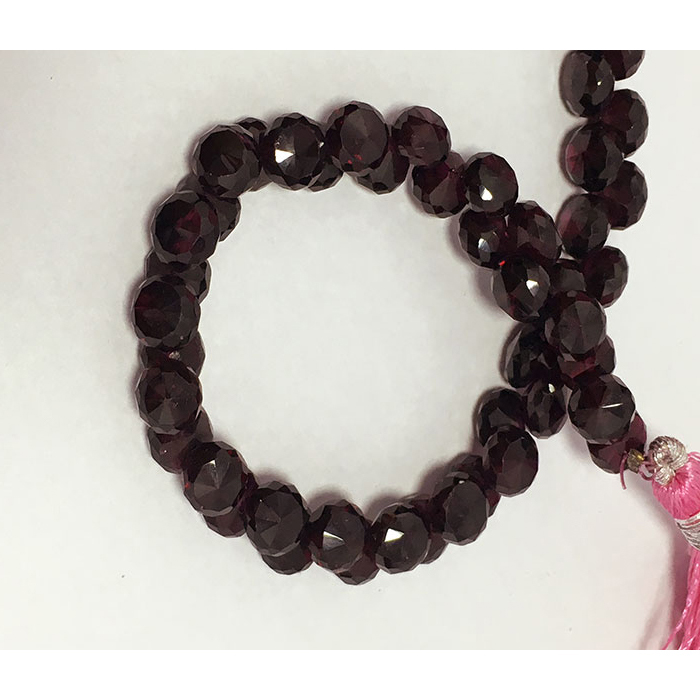 Best Buy Garnet Faceted Onion 5.5mm to 6.5mm Beads
