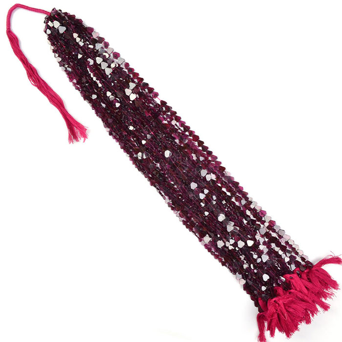 wholesale Garnet Trillion Beads Strands for necklace