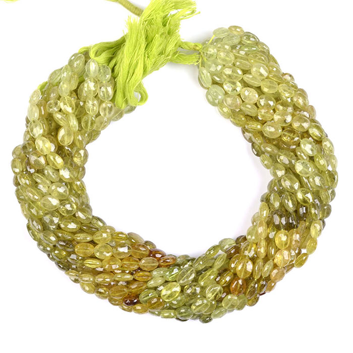 exporters of Garnet Oval Beads Strands for mala making