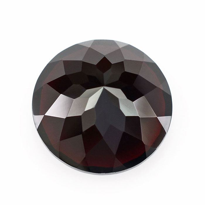 Round Natural Garnet Loose Gemstone For Jewelry Making