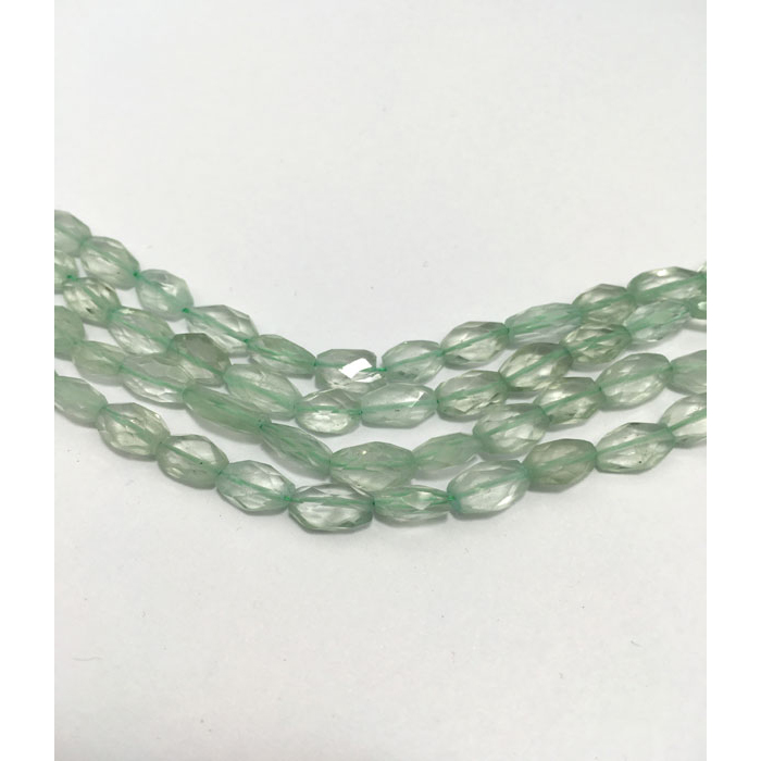 Exporter Green Amethyst Faceted Oval 5x7mm to 7x9mm Beads
