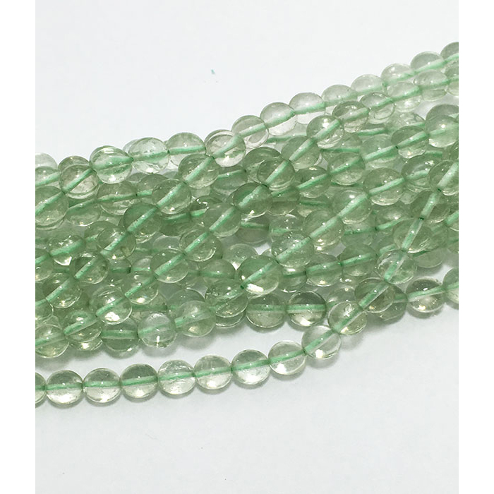 Online Ready Stock Green Amethyst Plain Round 6mm to 9mm Beads
