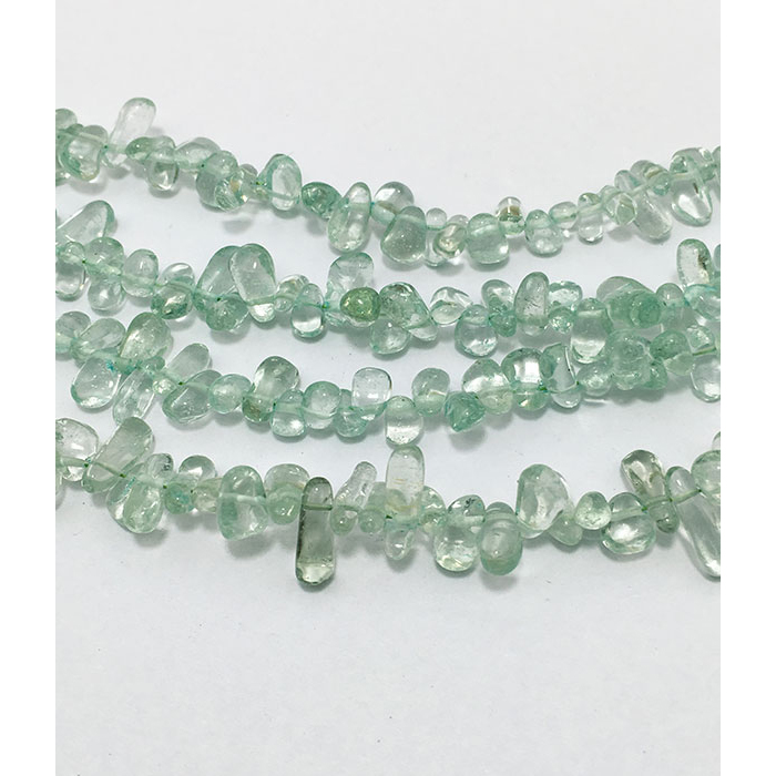 Buy Best Green Amethyst Plain Side Drill Drops Pear 7mm to 9mm Beads