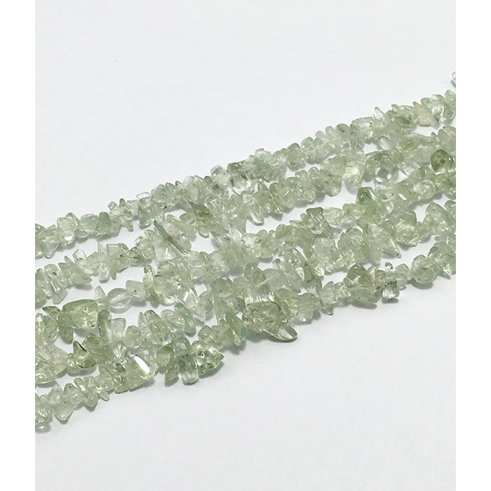 Online Green Amethyst Uncut Chips Uneven Beads