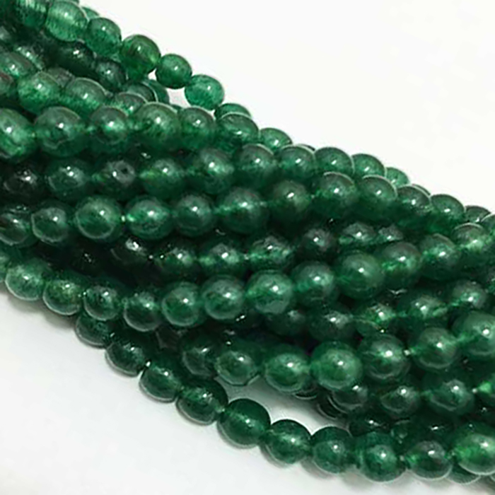 Manufacturer Green Aventurine Plain Round 4mm to 5mm Beads