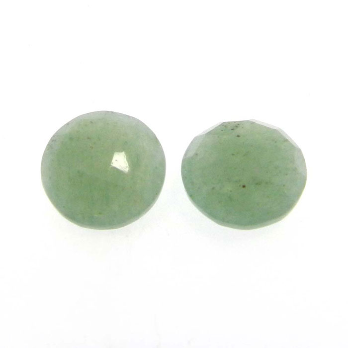Round Natural Green Aventurine Loose Gemstone For Jewellery Making