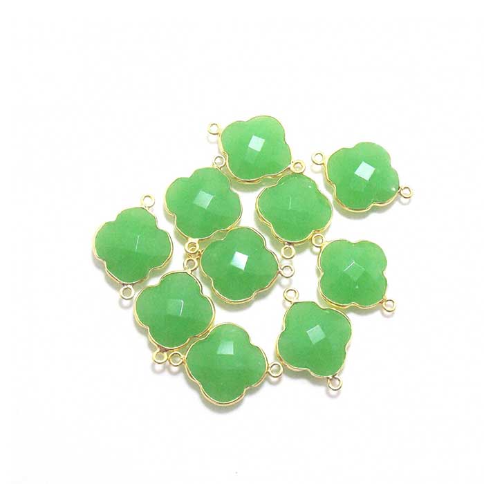 Handmade Exporter Gemstone Single Bail Connector Available At Wholesale Price