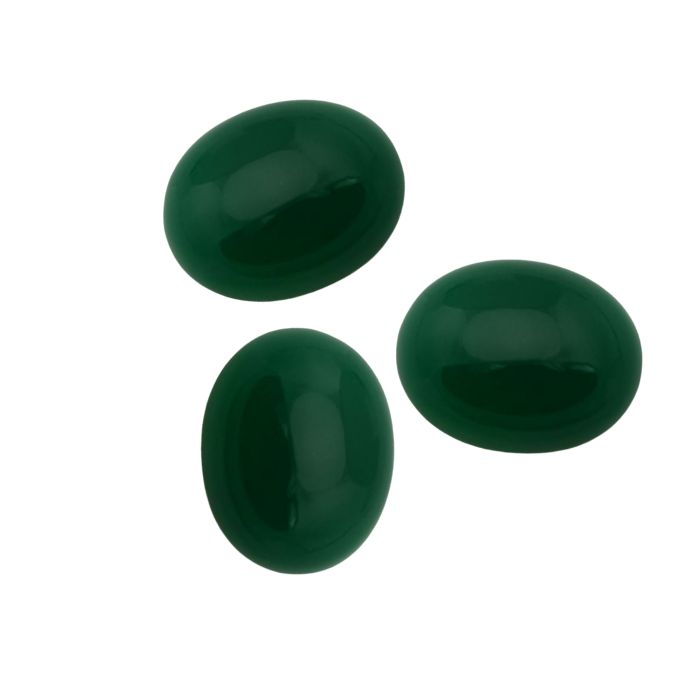 Shop for the best loose jewelry stones | oval Green Onyx loose gemstone|