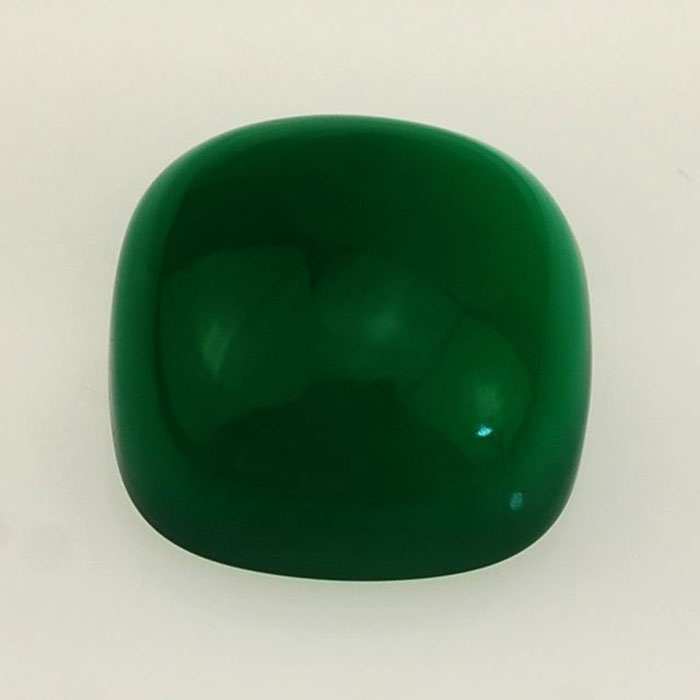 Buy Online Natural Green Onyx Cushion Gemstone | Loose Green Onyx Gemstones
