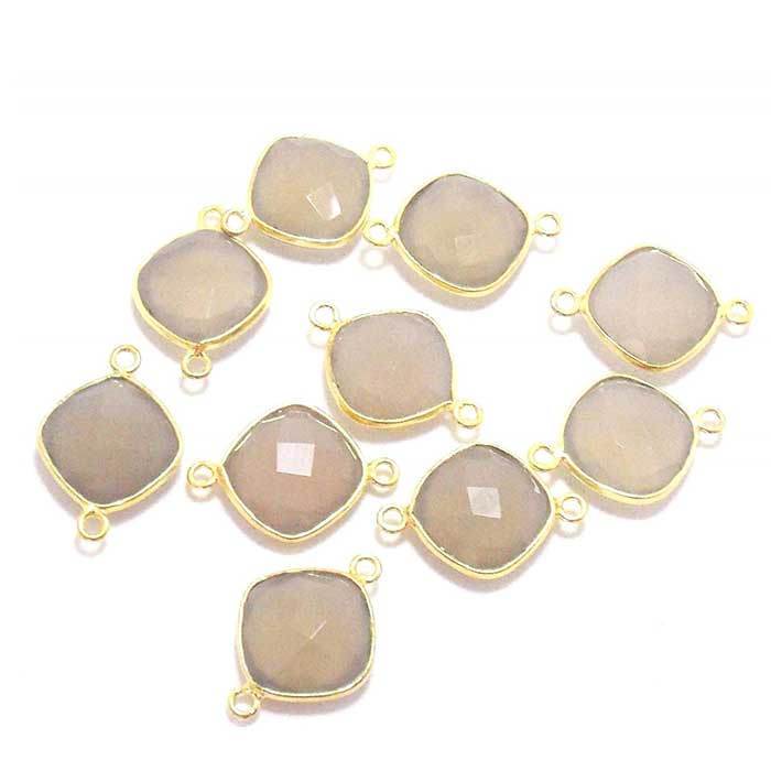 Online Stunning Gemstone Single Bail Connector Jaipur Gemstone Connector Www.925silvershine.com