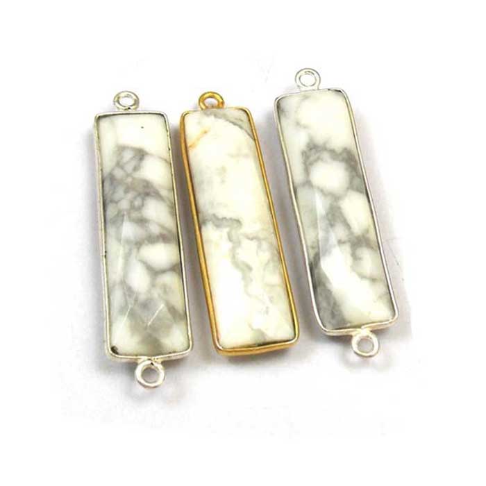 Top Quality Supplier Of Gemstone Single Bail Connector Gemstone Beads