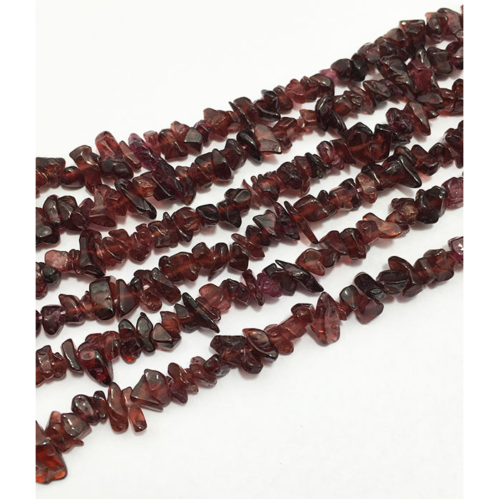Supplier Hyderabad Garnet Uncut chips Uneven Beads