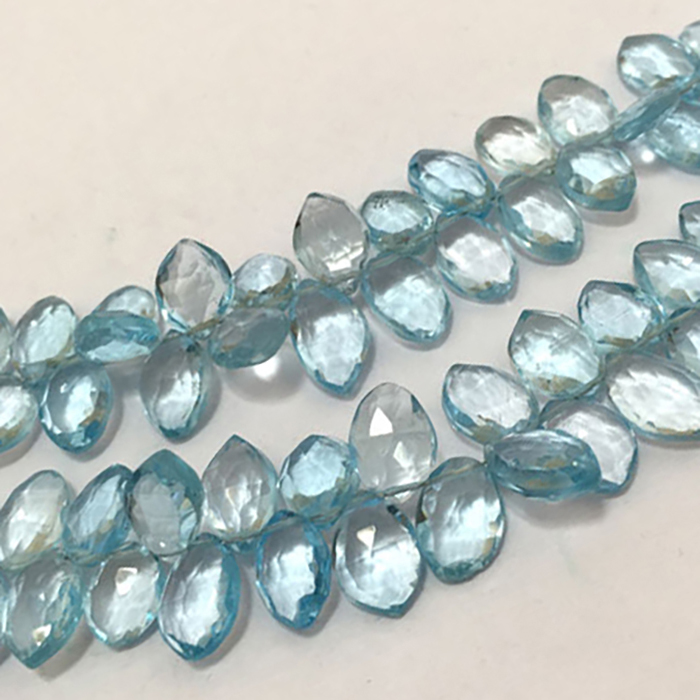 Online Imperial Blue Topaz Faceted Marquise 10MM To 12MM Beads