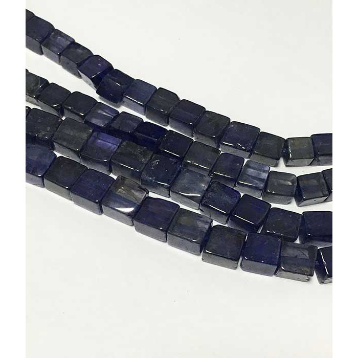 wholesaler Iolite Plain Box 4.5mm to 5.5mm Beads