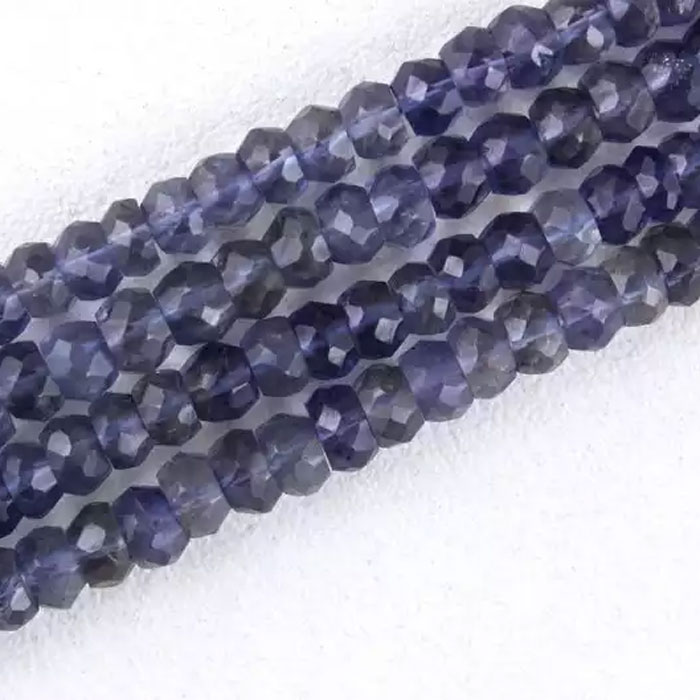 top quality Iolite Rondell Beads Strands wholesaler