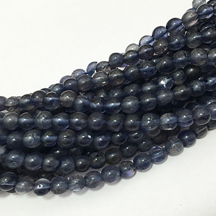 Exporter Iolite Plain Round 4mm to 5mm Beads