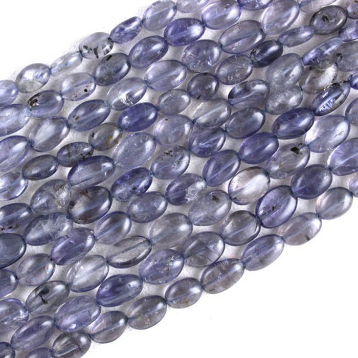 wholesale Iolite Oval Beads Strands for necklace