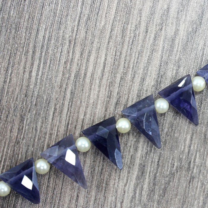 stunning Iolite Triangle Beads Strands wholesale price