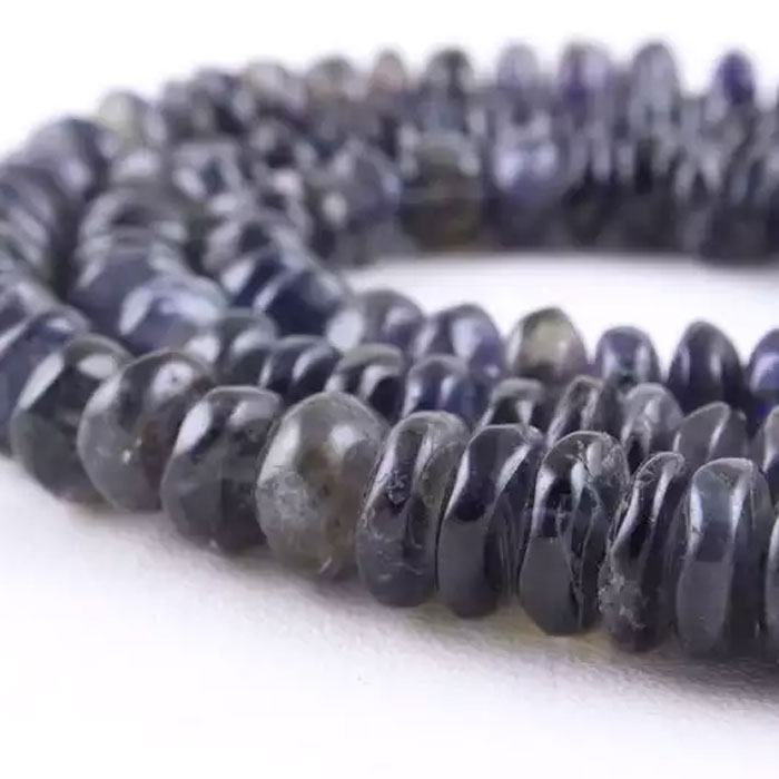top quality Iolite Rondell Beads Strands wholesaler