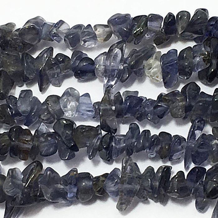 Online Iolite Uncut Chips Uneven Beads