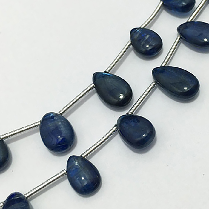 Natural kyanite Plain Pears 12mm to 16mm Beads