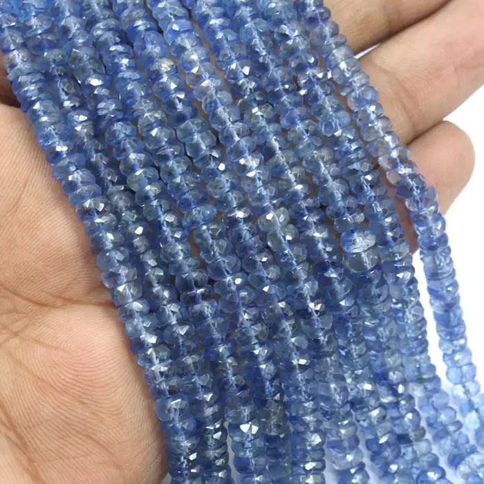 wholesale kyanite Rondell Beads  Strands for necklace