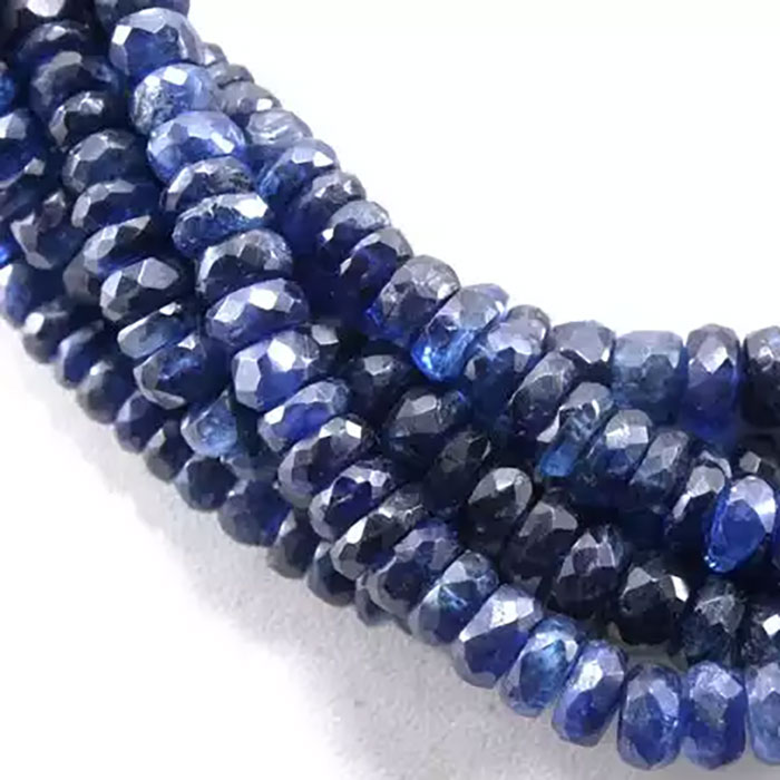manufacturer of kyanite Rondell Beads  Strands for jewellery