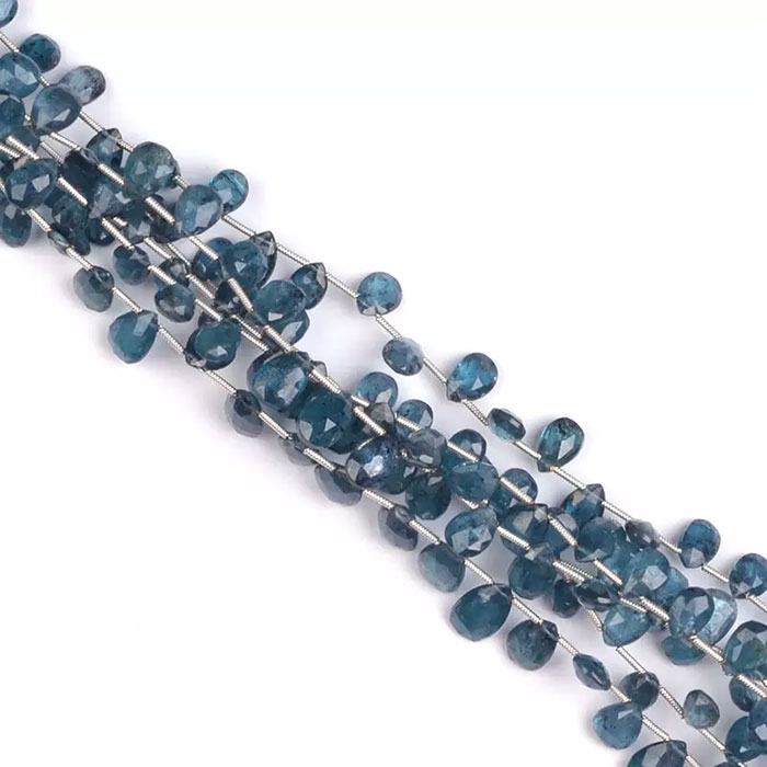 wholesale kyanite Side Drill Pear Drop Beads Strands for necklace