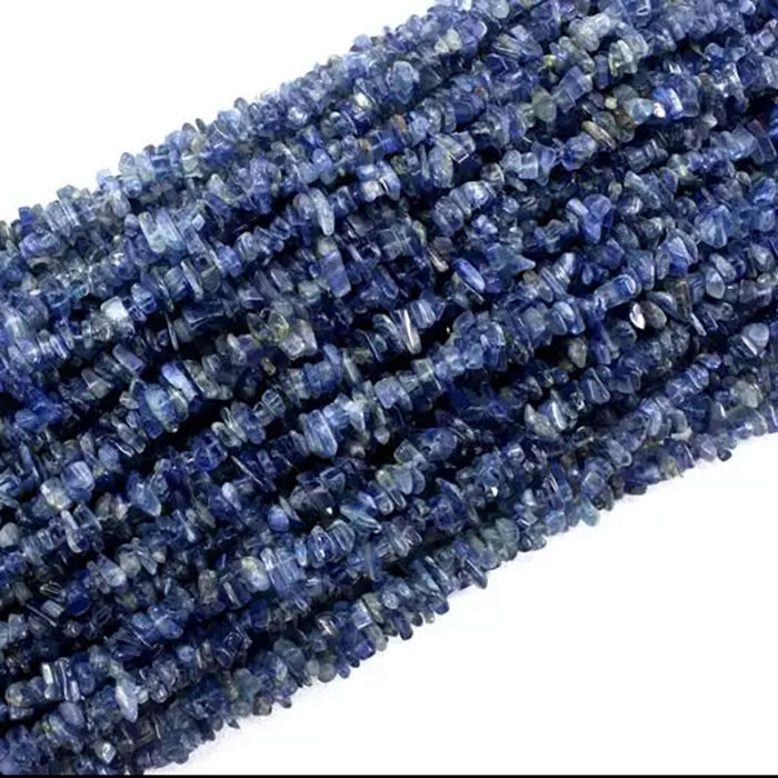 wholesaler of kyanite Uncut Chips Beads Strands for mala